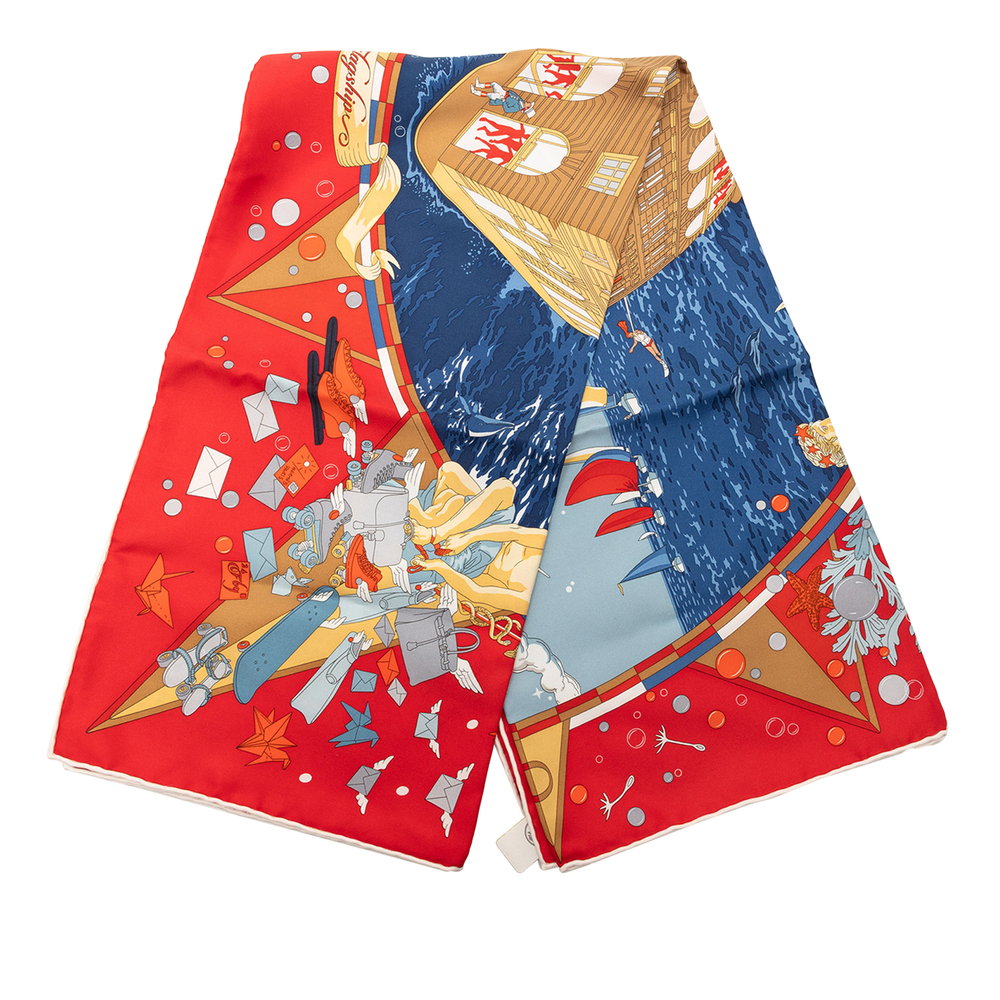Pre-Loved Hermes Flagship Silk Scarf 90